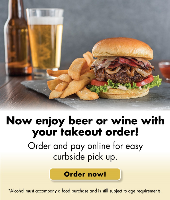 TooJay’s Take Out Services Now with Beer and Wine!